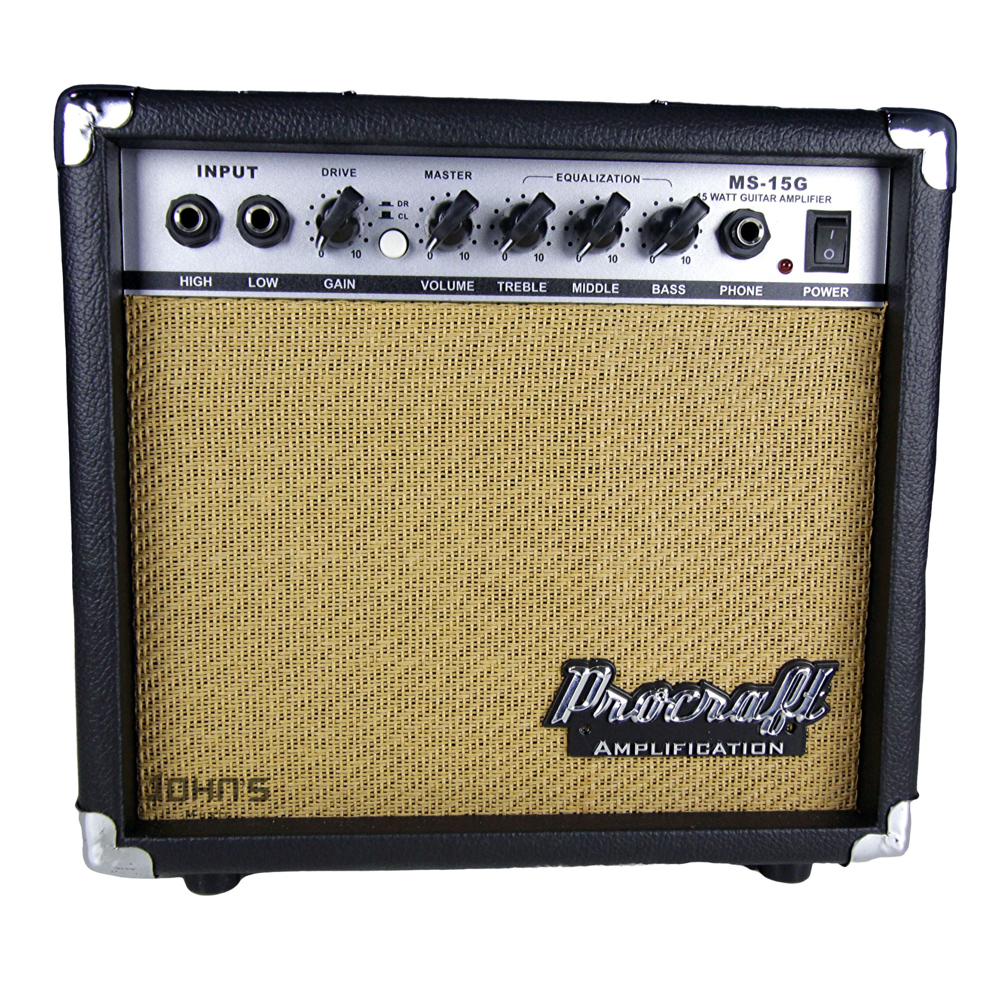 Procraft 15 watt Guitar Amplifier MS15G