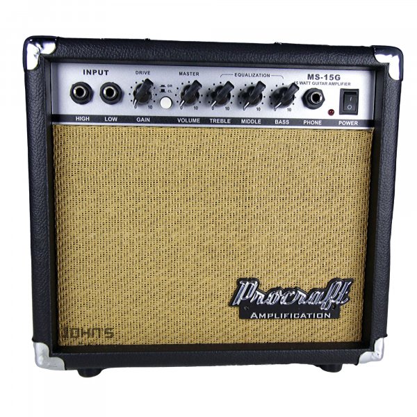 Procraft 15 watt Guitar amplifier Shop online in India JohnsMusic.in