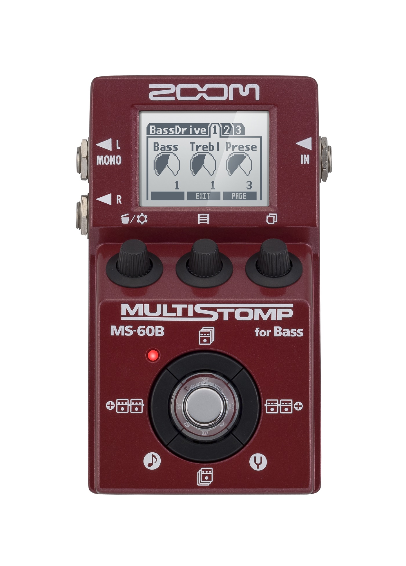 Zoom MS60B Multistomp Bass Effects Pedal Shop online in India