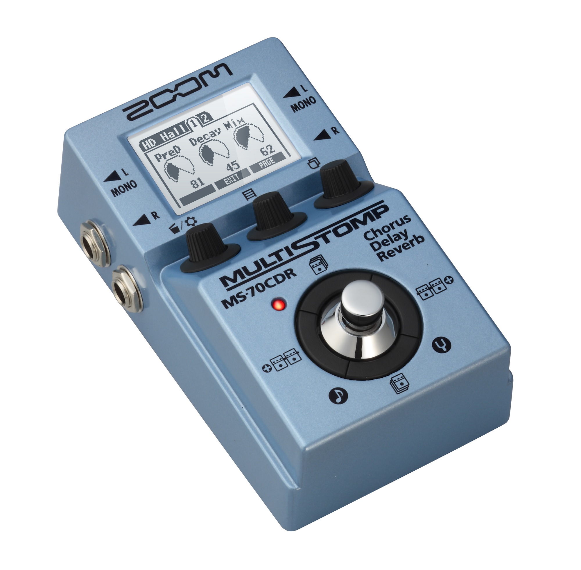 Zoom MS70CDR MultiStomp Chorus / Delay / Reverb Pedal Shop online in