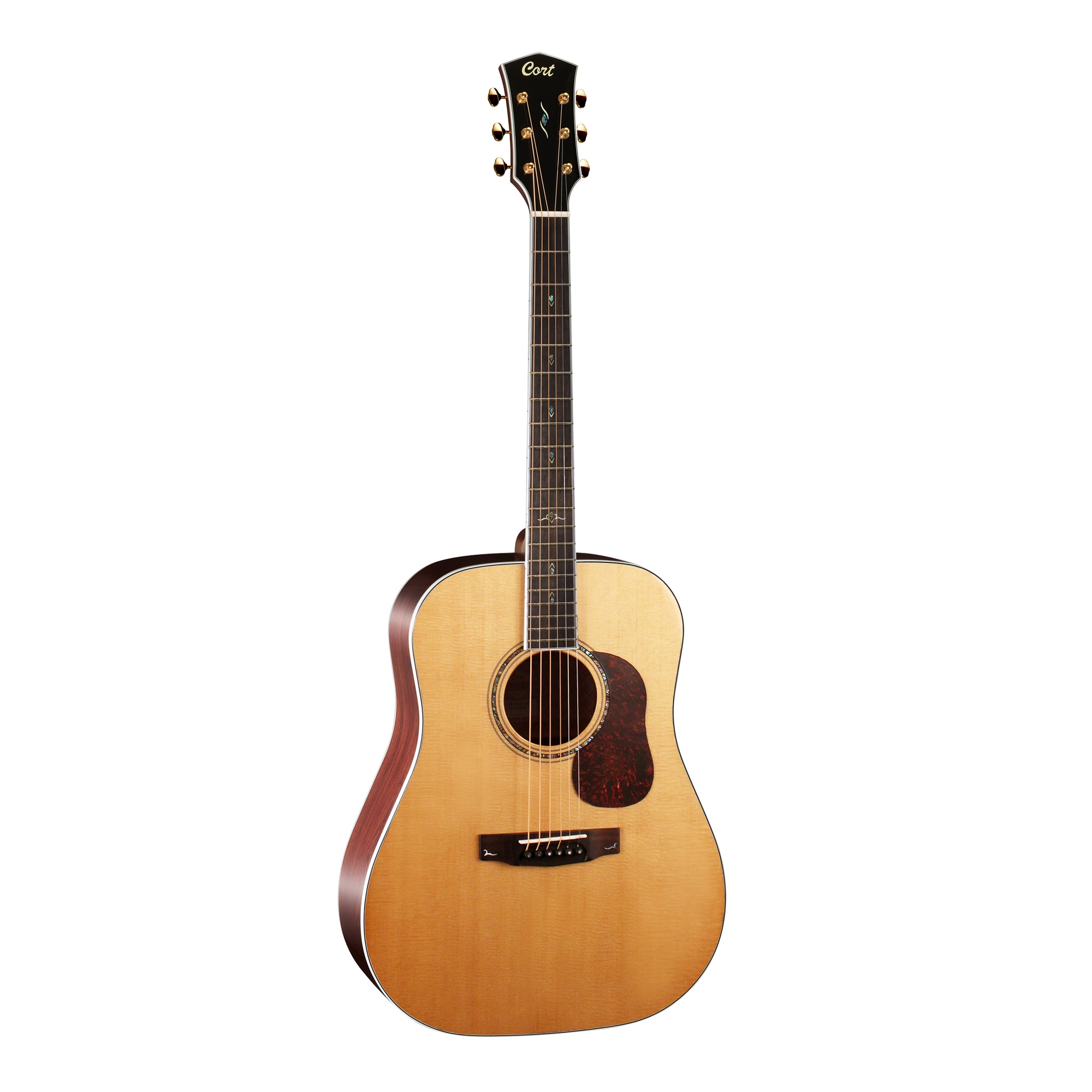 Cort Gold D8 LB Semi Acoustic Guitar Natural
