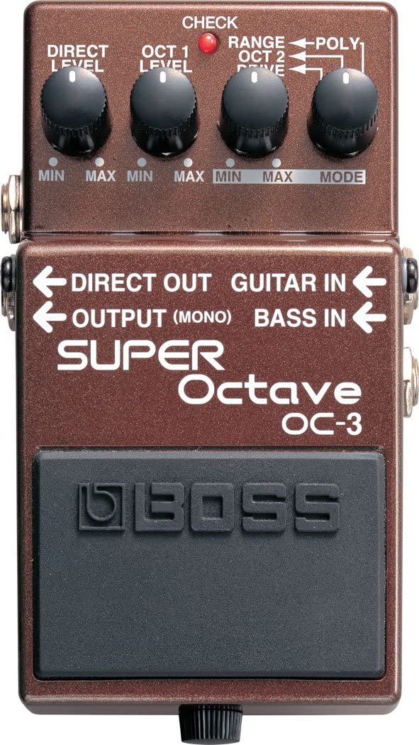 boss oc 3 guitar and bass octave pedal