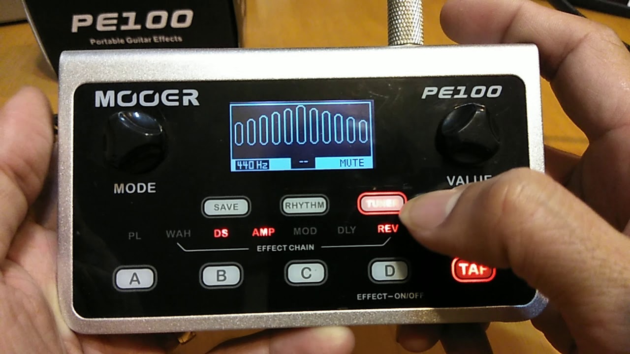 Mooer PE100 Portable Guitar Effects | Shop online in India | JohnsMusic.in