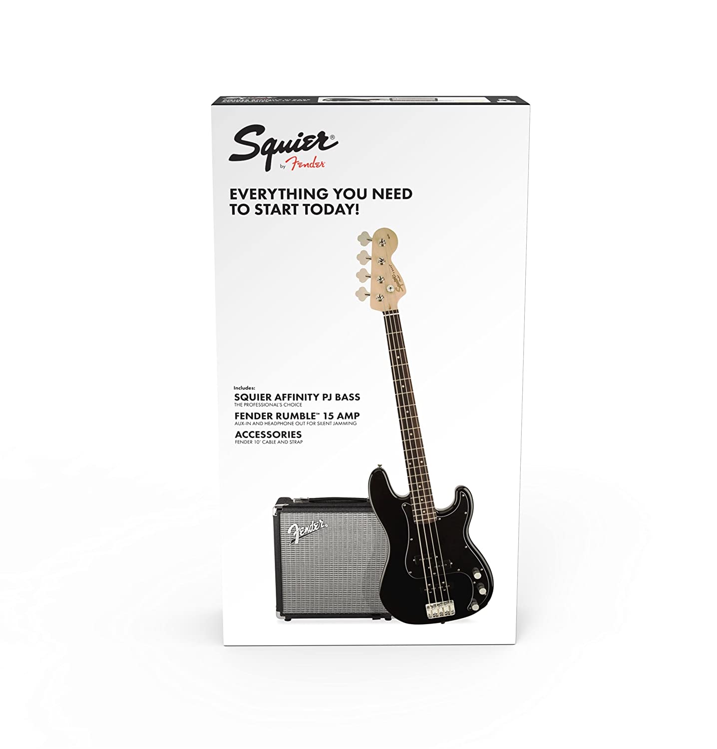 Fender Squier Affinity Series Precision Bass PJ Pack - Black