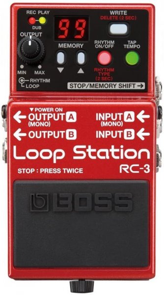 Boss RC-3 Loop Station Compact Phrase Recorder Pedal