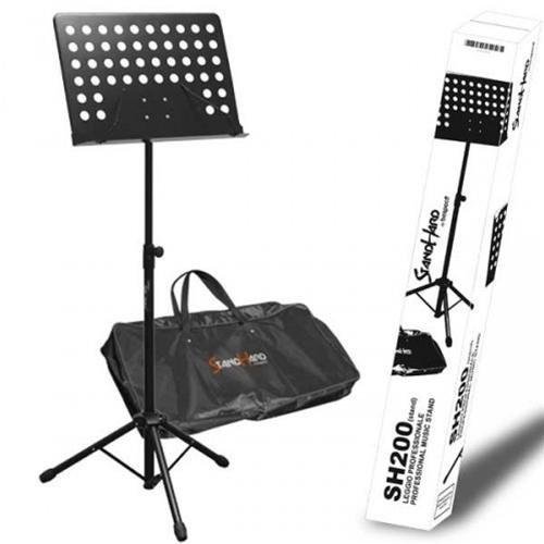Bespeco SH200 Professional Black Steel Music Stand With Bag