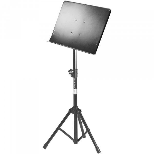 On-Stage SM7211B Professional Grade Folding Orchestral Music Stand, Black