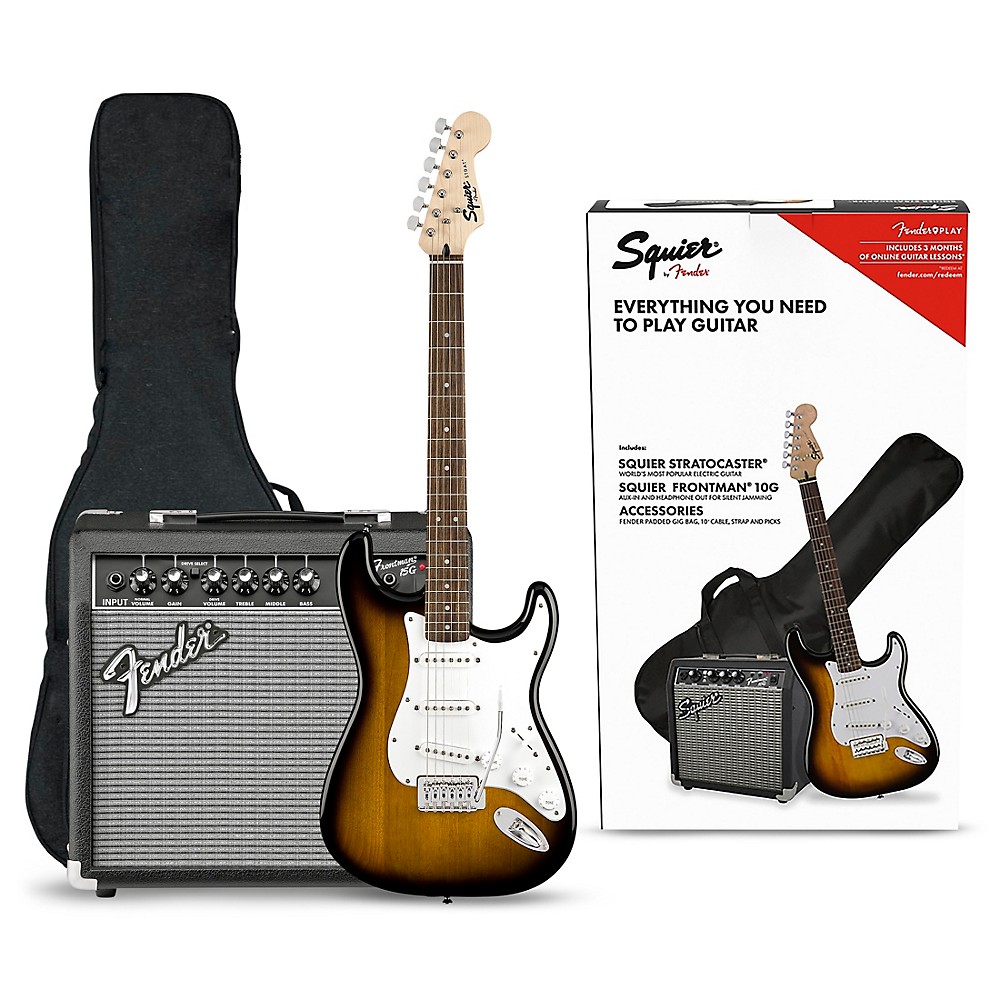 Fender Squier Stratocaster Electric Guitar Pack with Fender Frontman