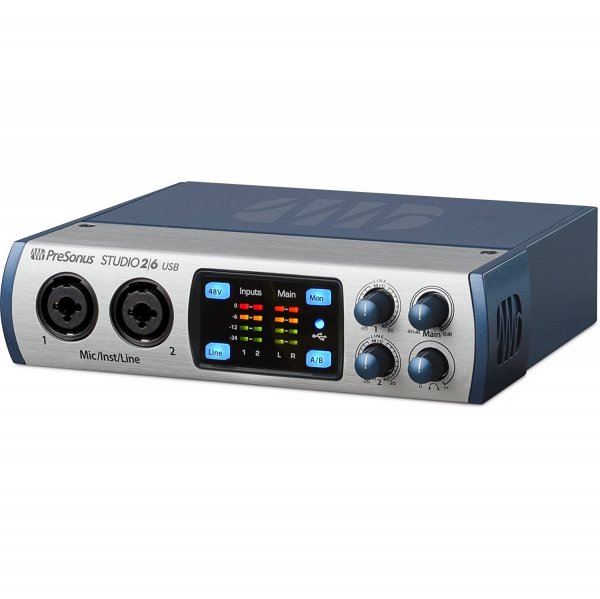 PreSonus Studio 26 - 2x4 192 kHz, USB 2.0 Audio Interface in India