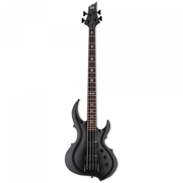 ESP Tom Araya Signature TA-204 FRX 4 String Bass Guitar - Black Satin