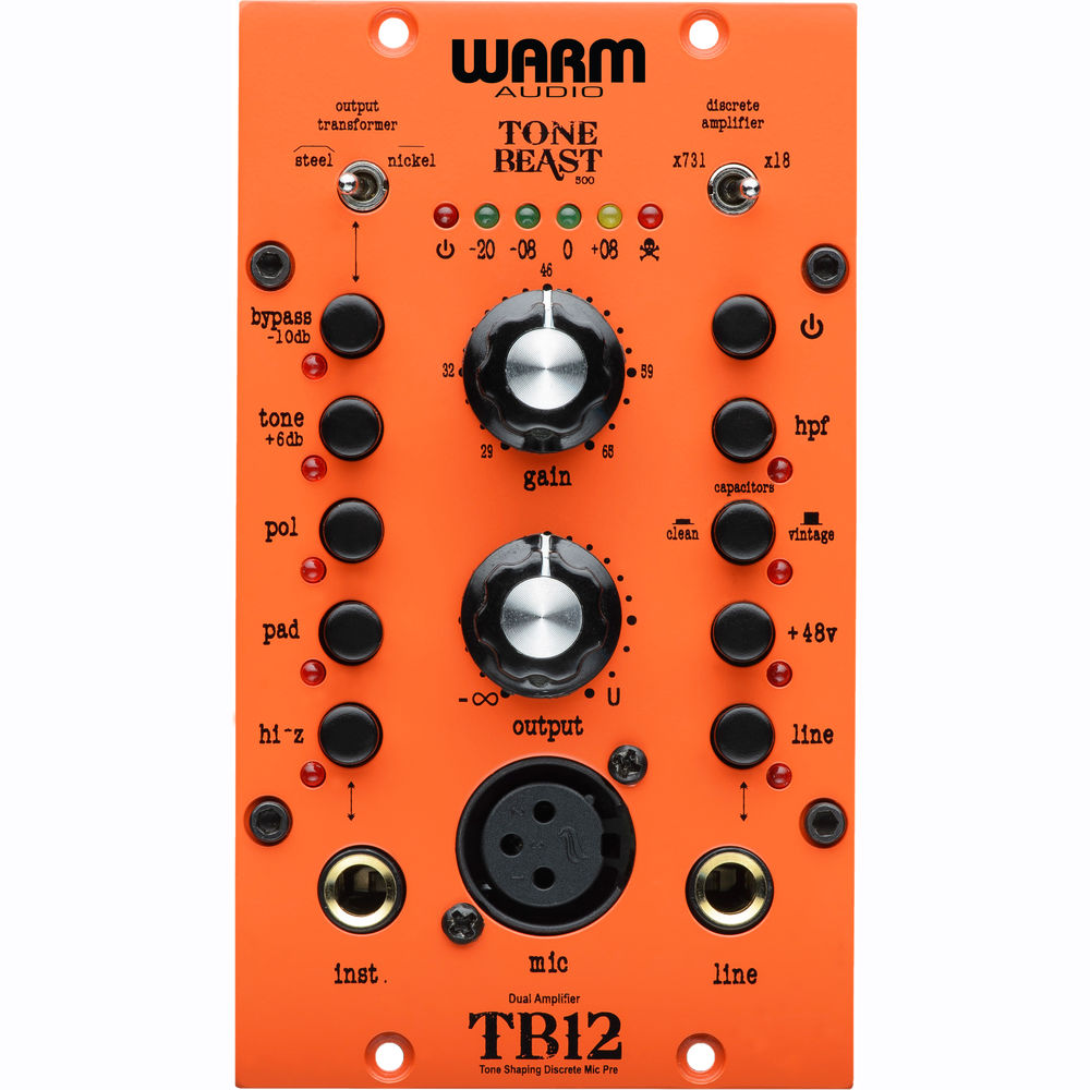 Warm Audio TB12/500 Tone Beast Microphone Preamplifier