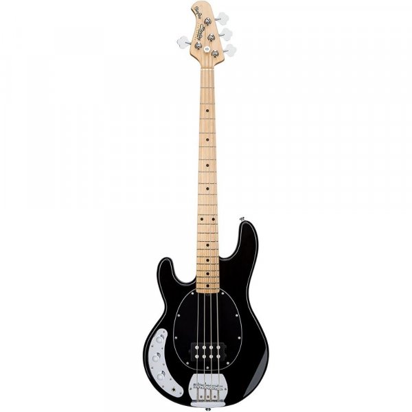 Sterling by Music Man StingRay Ray4 Bass Guitar Black, Left-Handed
