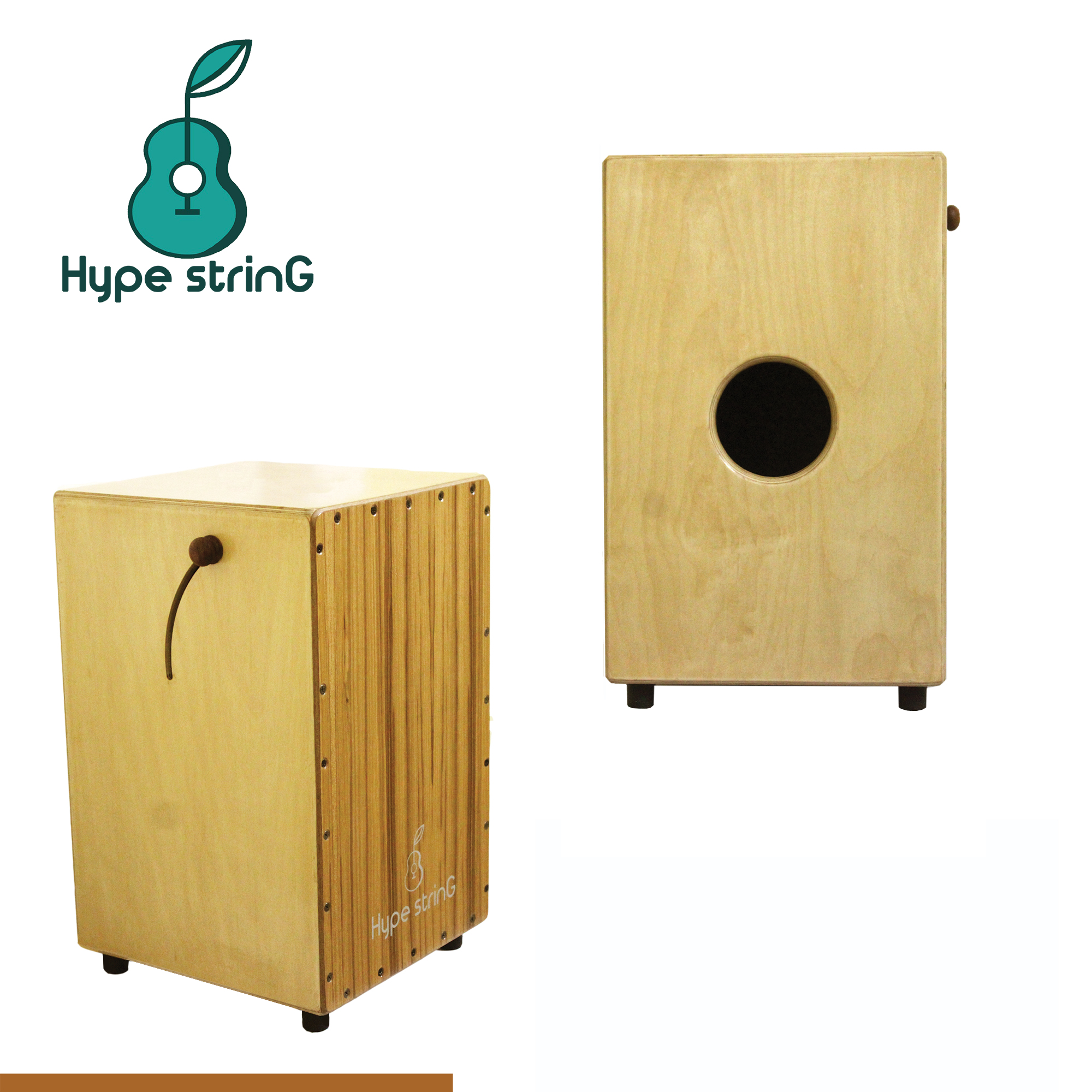Hype String Cajon Birch Wood Adjustable Snare CB500AS Online price in India