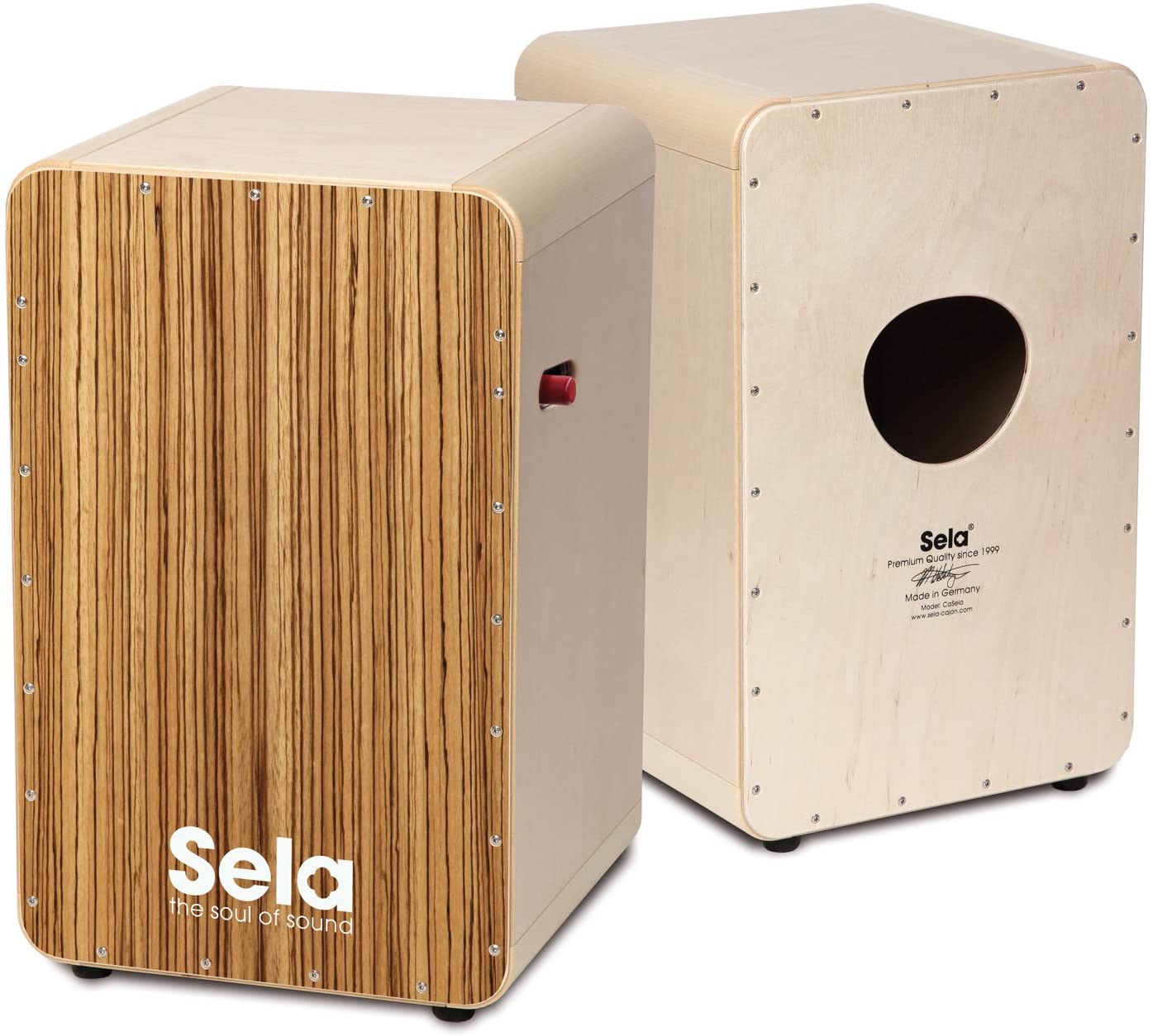 Sela SE 010 CaSela Pro Satin Nut Professional Cajon with Snare On/Off