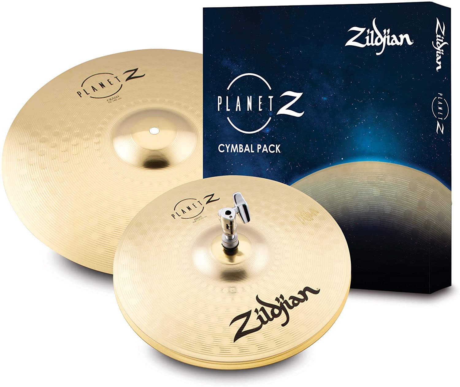 Zildjian Z Launch Cymbal Pack, 13" pair, 16" (ZP1316)